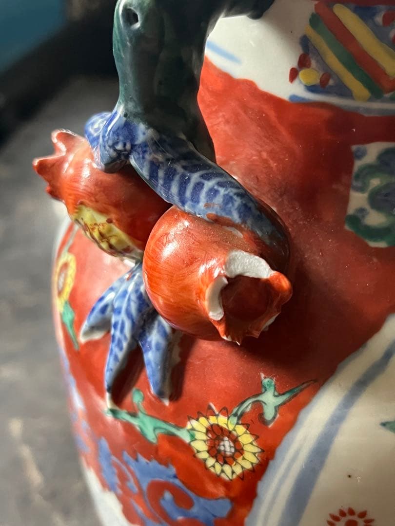 江戸時代花瓶、大名永楽（だいみょうえいらく）花瓶江戸時代、明治時代 、永楽和全