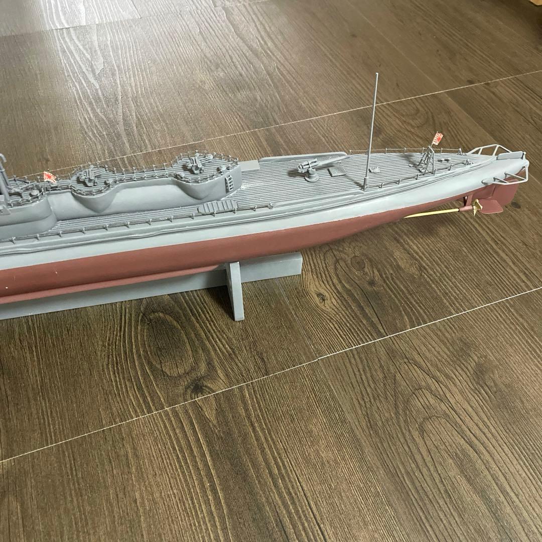 海軍特型潜水艦　伊401 1/160 木製キット　完成品