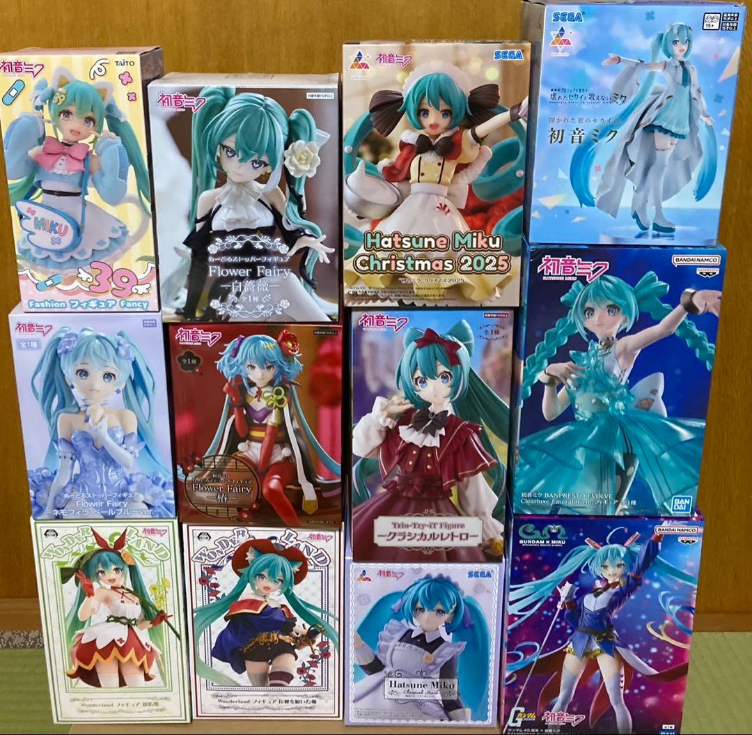 初音ミク　最新プライズフィギュア　まとめ売り　12種　詰め合わせセット