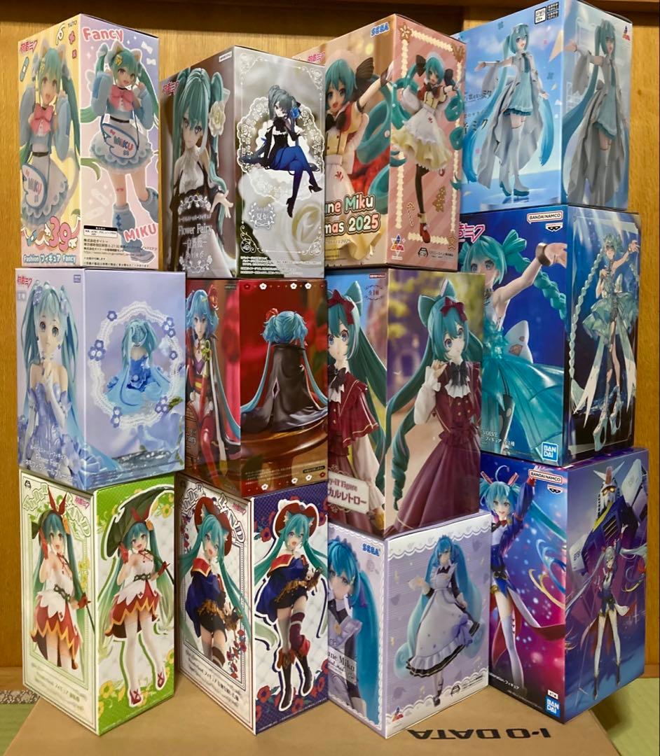 初音ミク　最新プライズフィギュア　まとめ売り　12種　詰め合わせセット