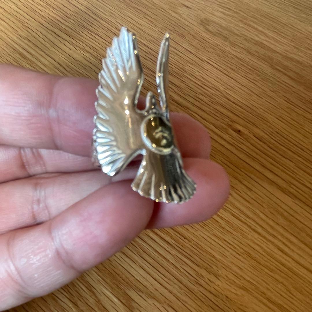 希少 イーグル リング 指輪 アクセサリー ハンドメイド ノーブランド アメカジ