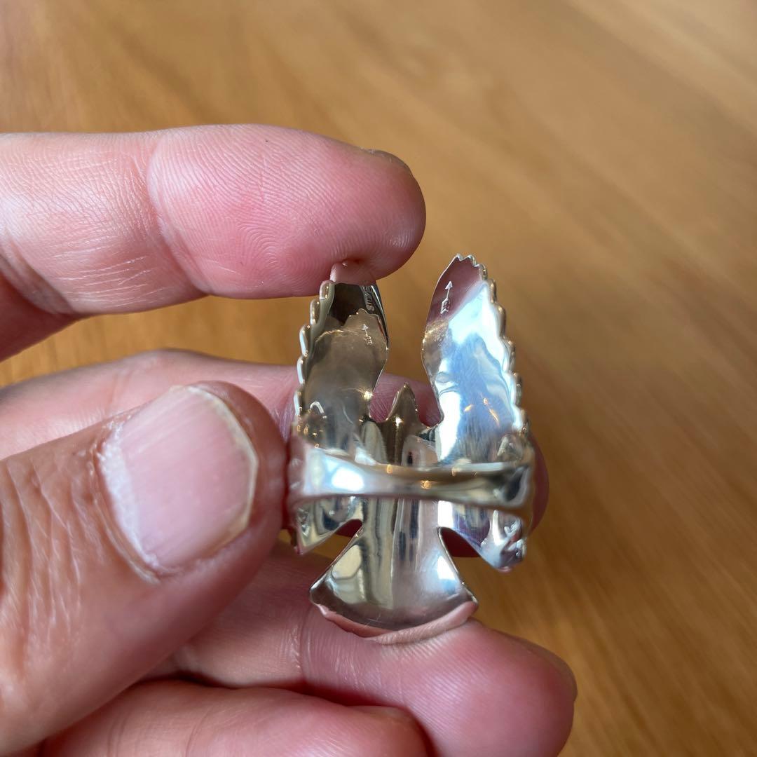希少 イーグル リング 指輪 アクセサリー ハンドメイド ノーブランド アメカジ