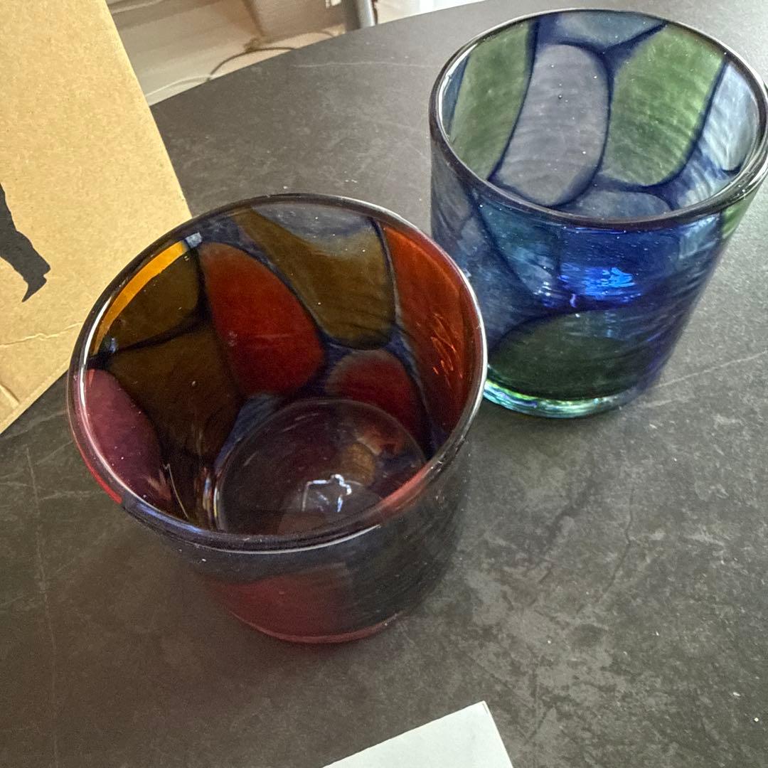 UMIKAZE ウミカゼ　琉球ガラス グラス 2個セット