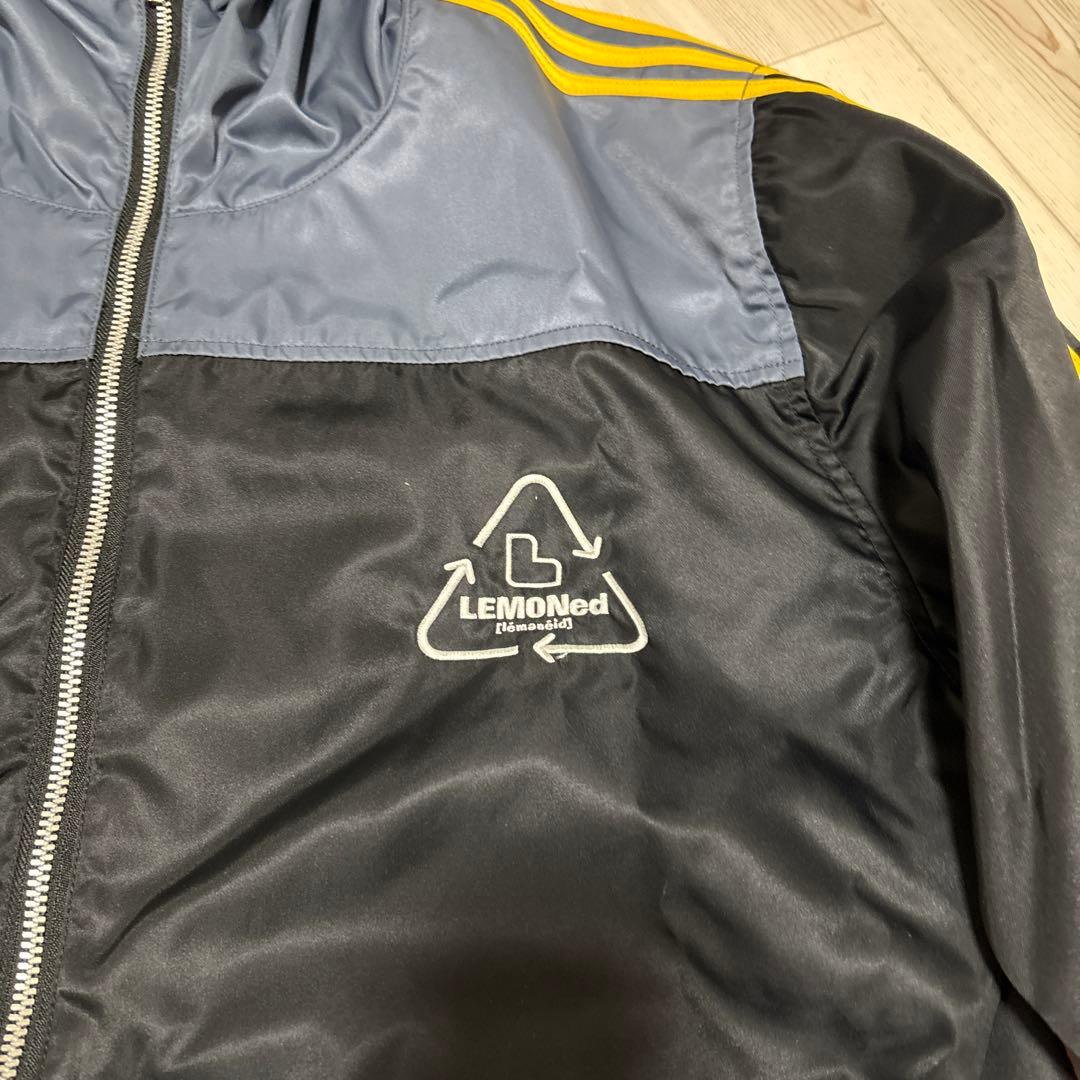 【美品】LEMONed hide ラインパーカー ナイロン