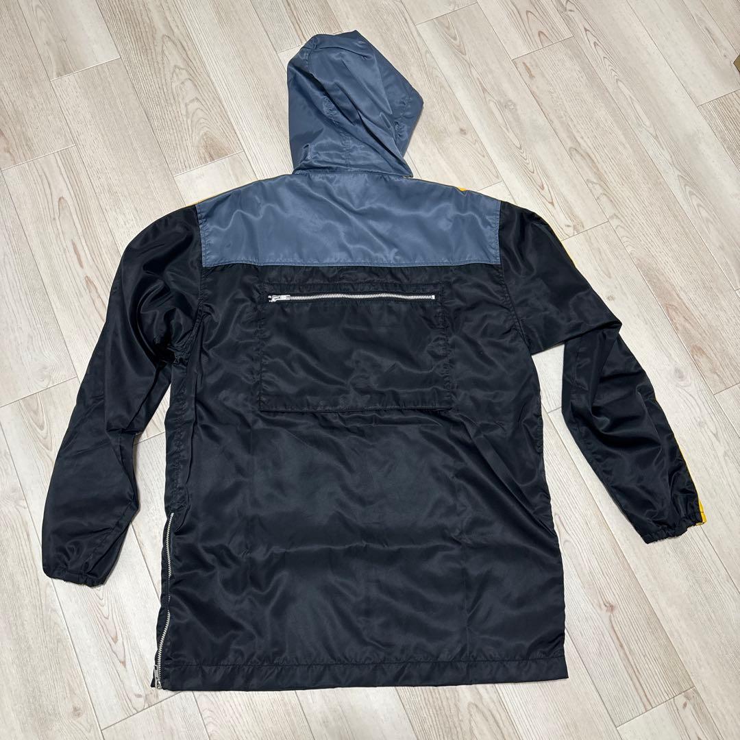 【美品】LEMONed hide ラインパーカー ナイロン