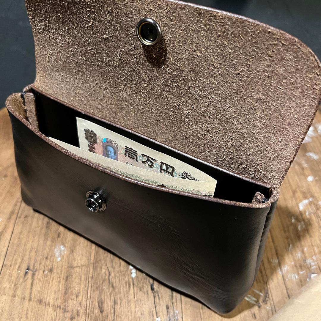 クロムエクセル ミニマルケース 茶芯 シルバー925 アポロコンチ #364