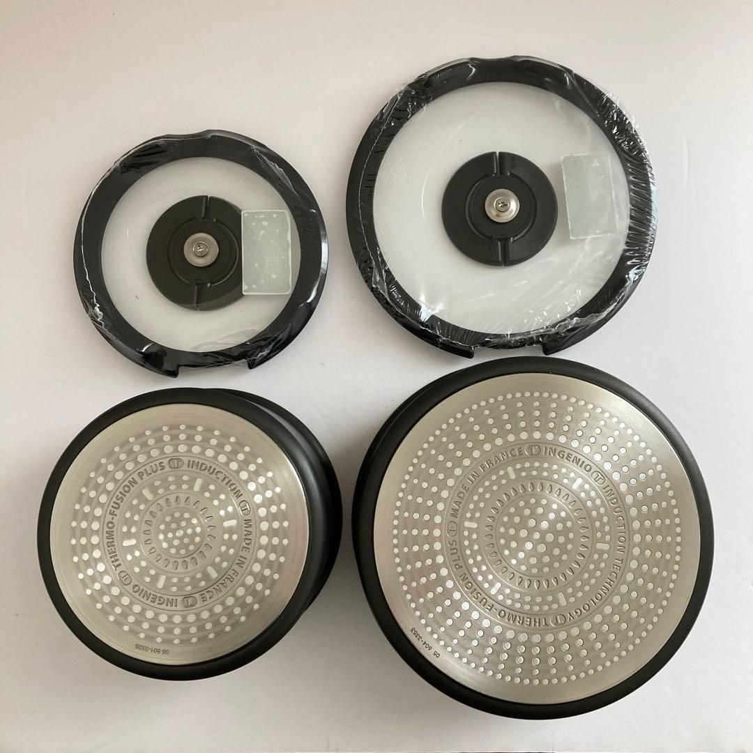 ティファール　ソースパン　チャコールグレー　16cm 20cm