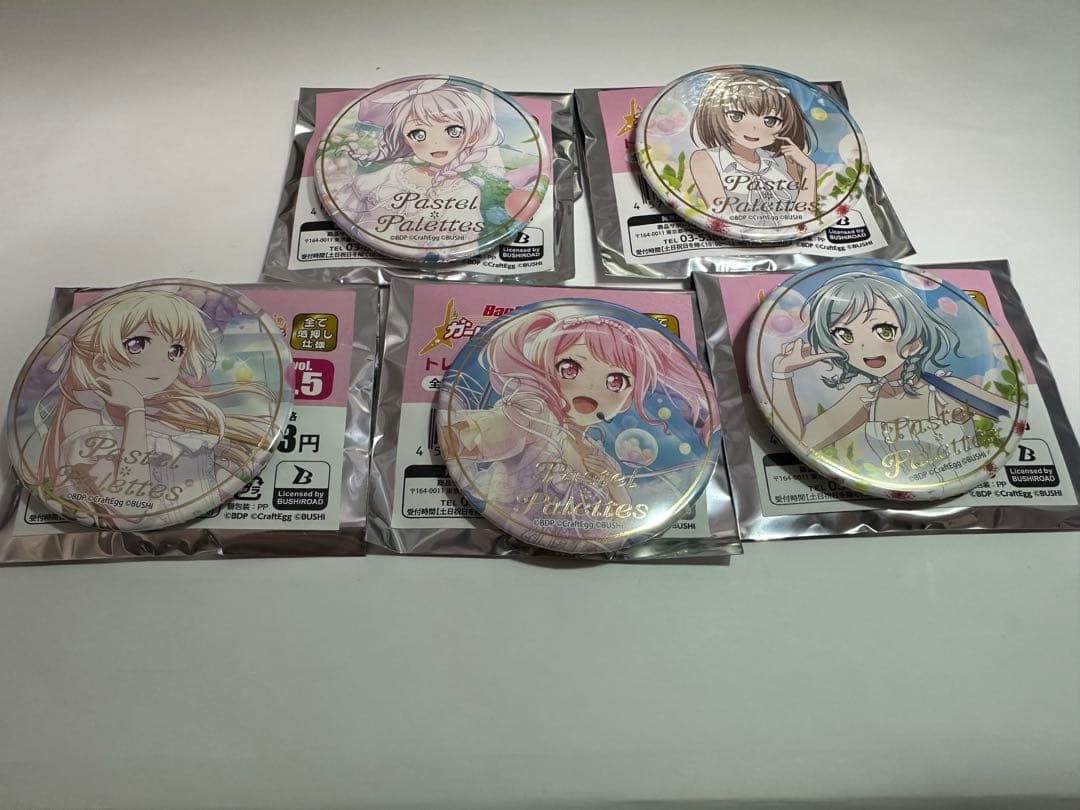 バンドリ!ガールズバンドパーティ!トレーディング缶バッジvol.1.5 コンプ