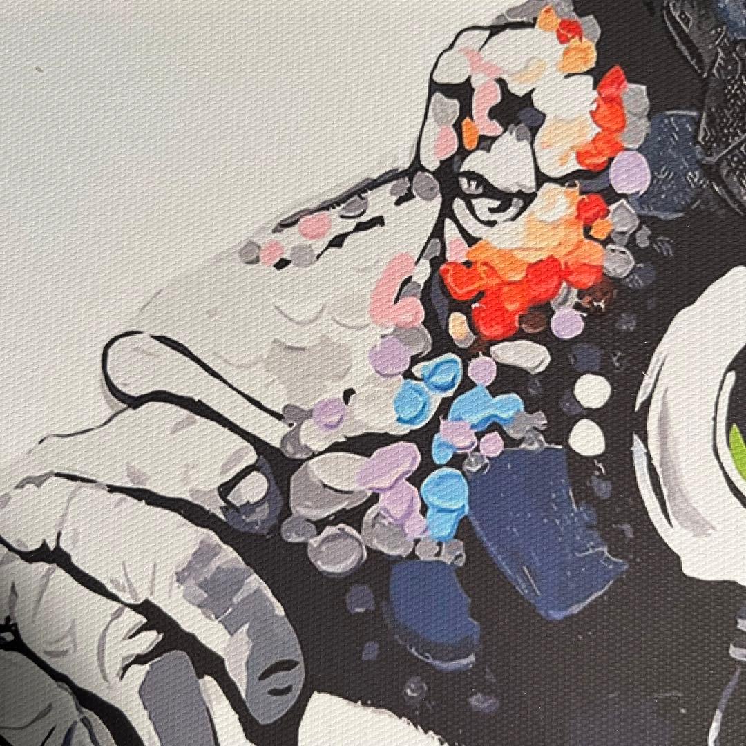 キャンバスプリントアート music monkey 絵画 フレーム付き