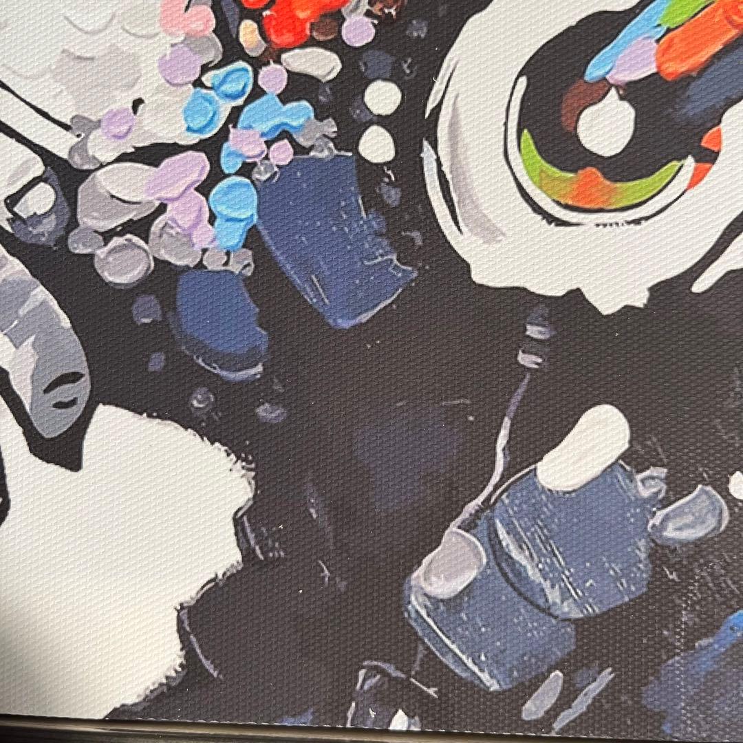 キャンバスプリントアート music monkey 絵画 フレーム付き