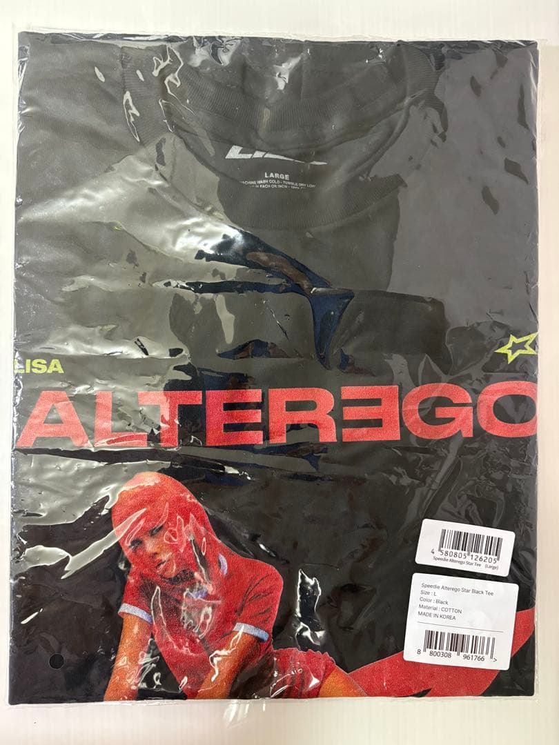 LISAリサTシャツ L 新品未開封blackpinkポップアップ