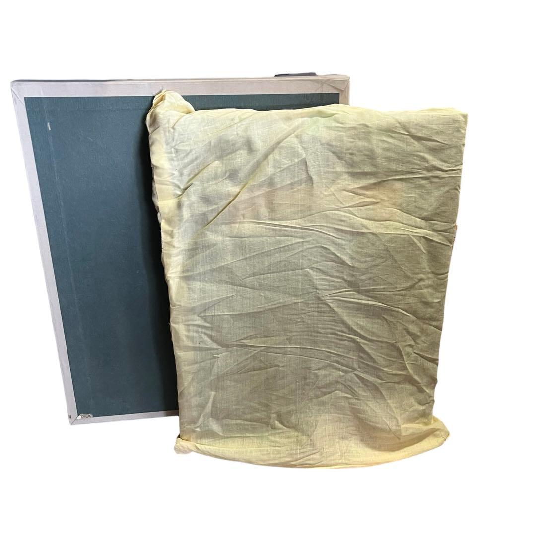 【額装 真作】橋口美代子 少女と花「野の花」サイン入り 油彩画 インテリア