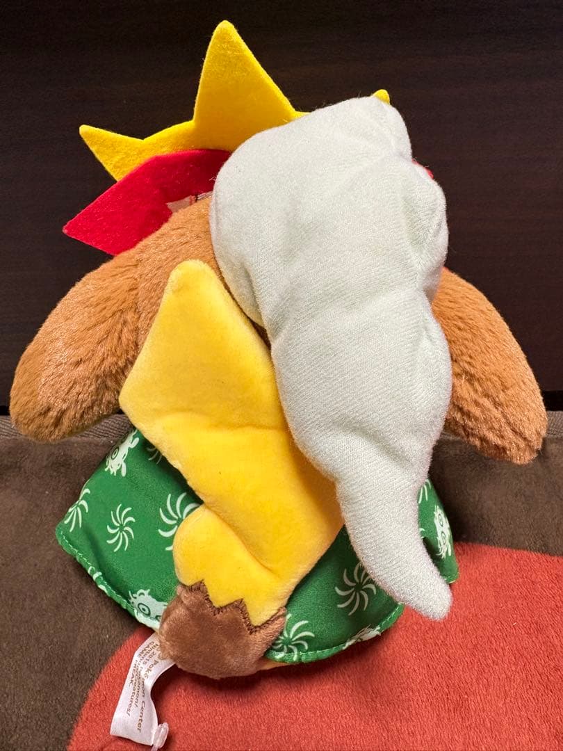 タグ付き マンスリーピカチュウ ぬいぐるみ 1月 獅子舞エンテイ