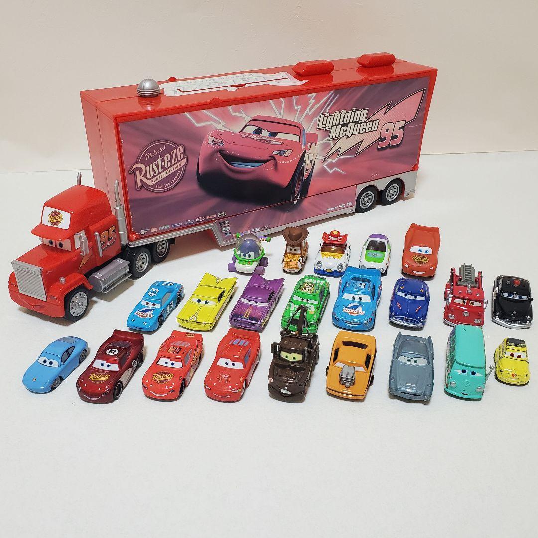 【廃盤希少】ディズニーストア カーズ マックトレーラー ミニカー トミカ セット