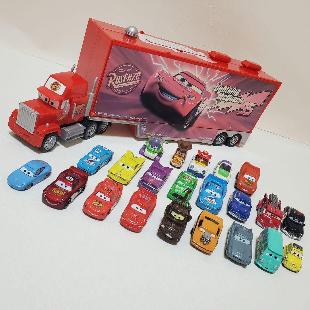 【廃盤希少】ディズニーストア カーズ マックトレーラー ミニカー トミカ セット