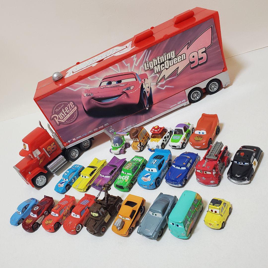 【廃盤希少】ディズニーストア カーズ マックトレーラー ミニカー トミカ セット