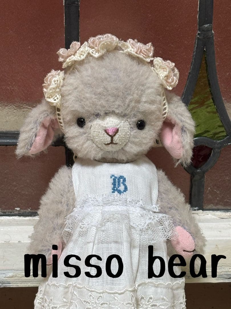 専用です。 misso bear グレー 羊ちゃんぬいぐるみ