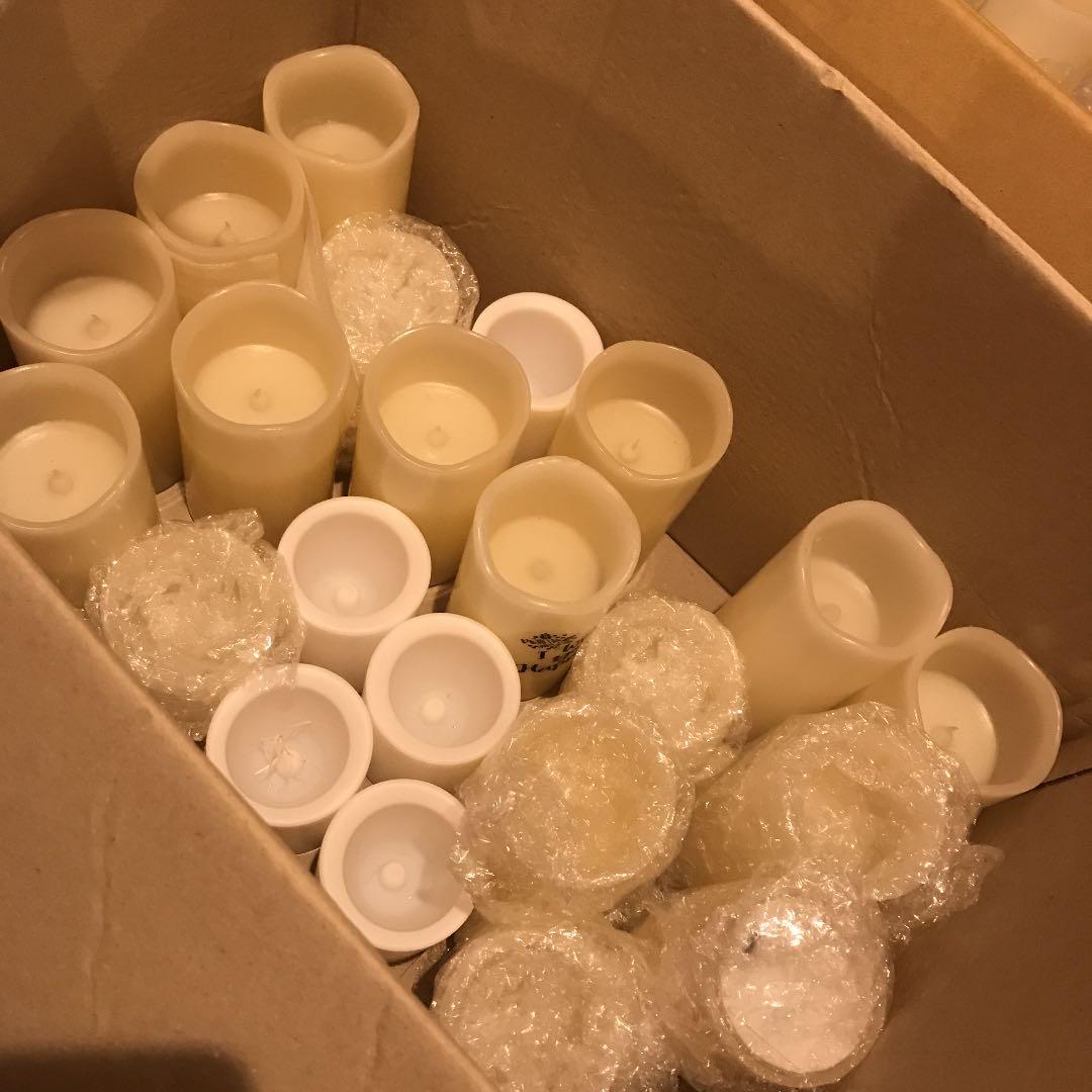 せかまる　電池式キャンドル42個＋１６個セット