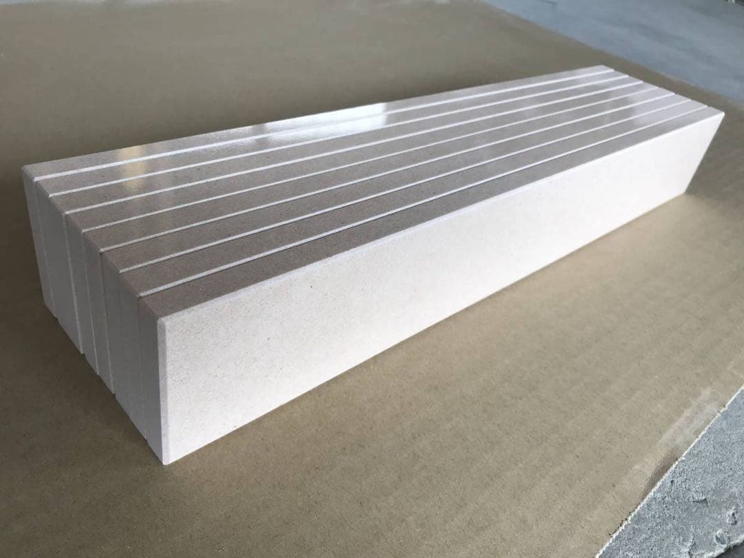 イタリア製 大理石 『ロザート』加工品巾木 400×60 8枚セット（3.2ｍ）