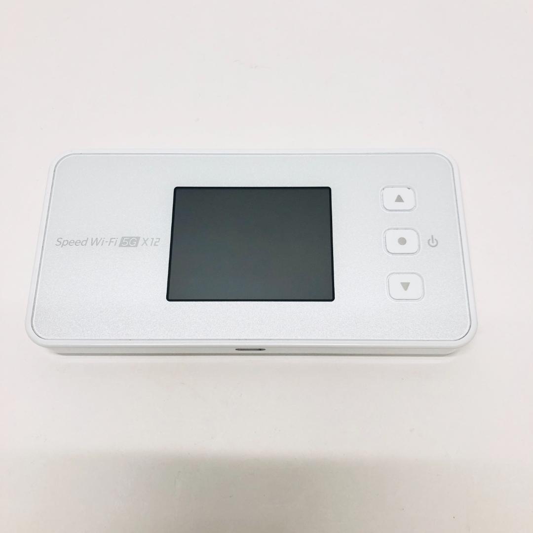 WiMAX Speed Wi-Fi 5G X12 NAR03 ホワイト