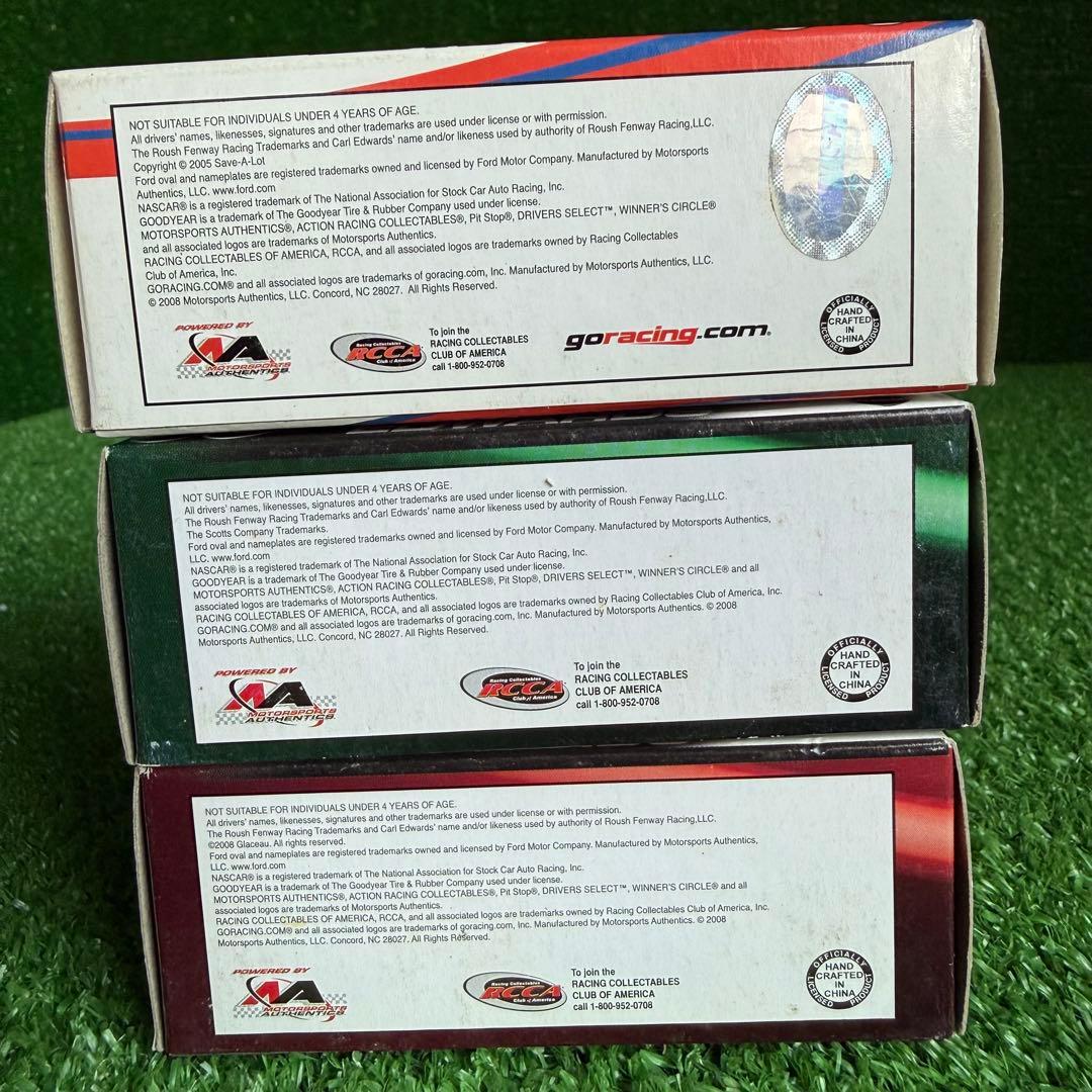 a229-6】ナスカー カール・エドワーズ #60 レーシングカー 3台セット