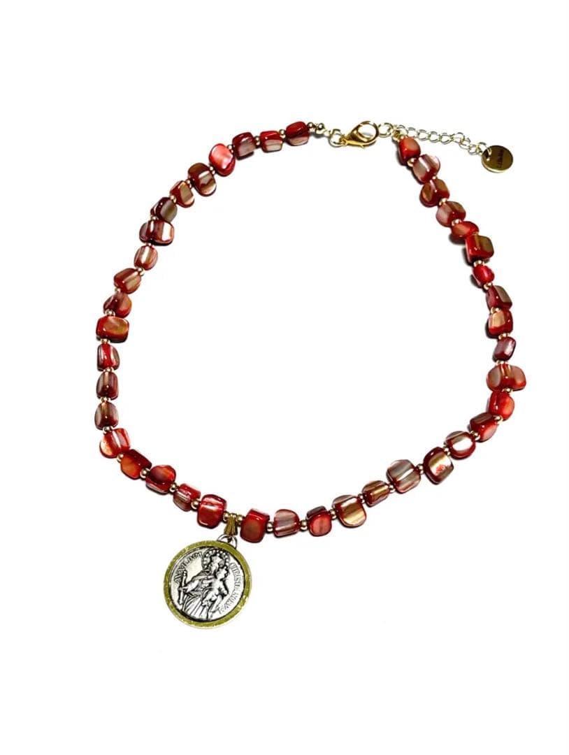 【新品未開封】リベルテ ハンドメイド ビーズネックレス