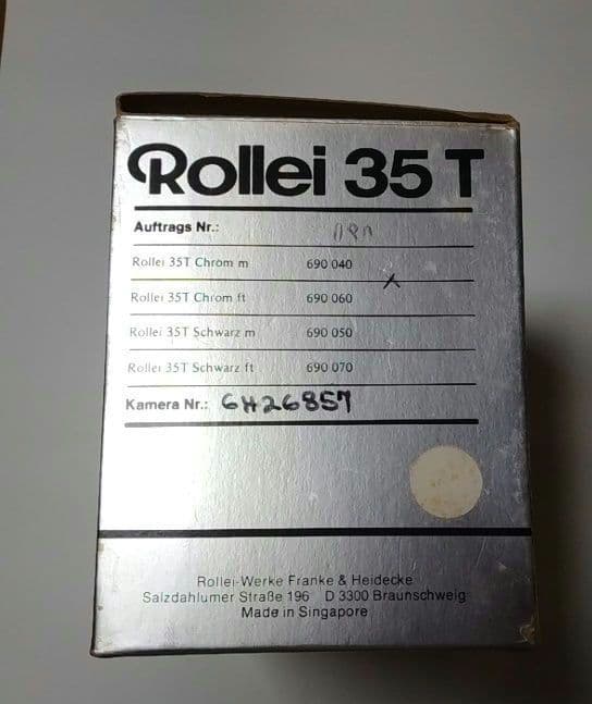 ローライ　Rollei 35T　カメラ