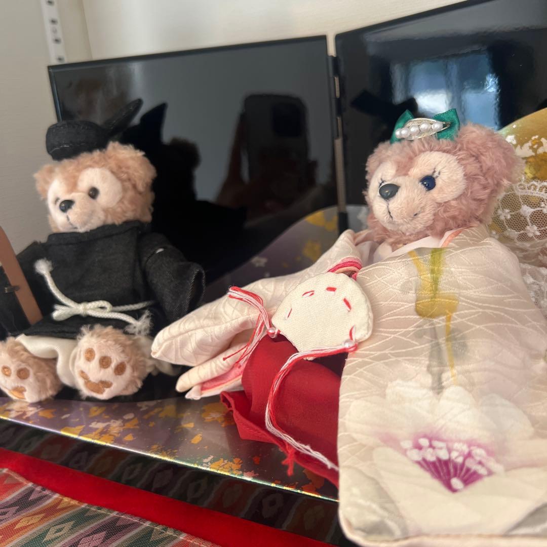 コレクションドール お雛様 親王飾り ダッフィー シェリーメイ ディズニー 限定