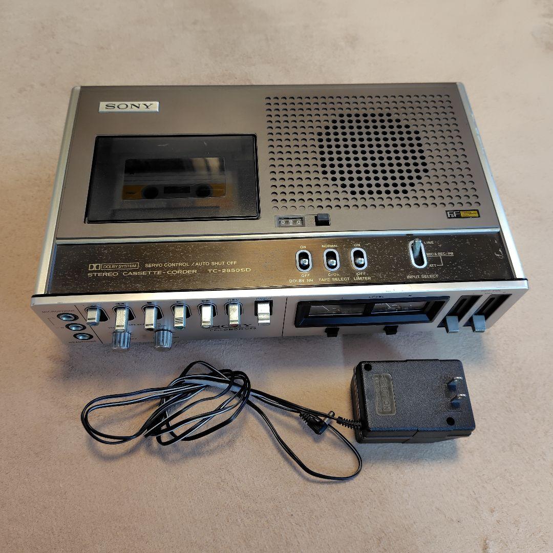 SONY TC-2850 ＳD カセットレコーダー　動作品