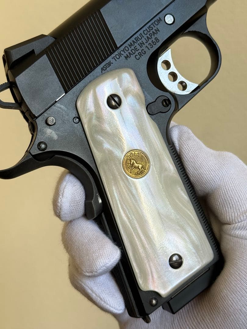 マルイ MEUピストル M1911 パールグリップ マガジン 2本 ガスガン