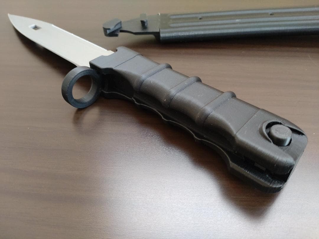 完成模型品　ロシア軍　6kh5　6x5　バヨネット　銃剣　ナイフ　AK74M