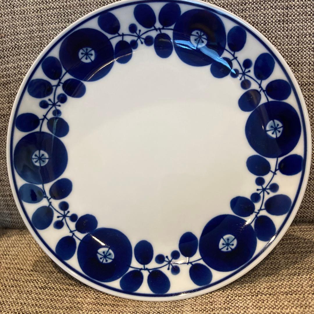 白山陶器 プレート （Ｍ） BLOOM ブルーム リース 波佐見焼　3枚セット