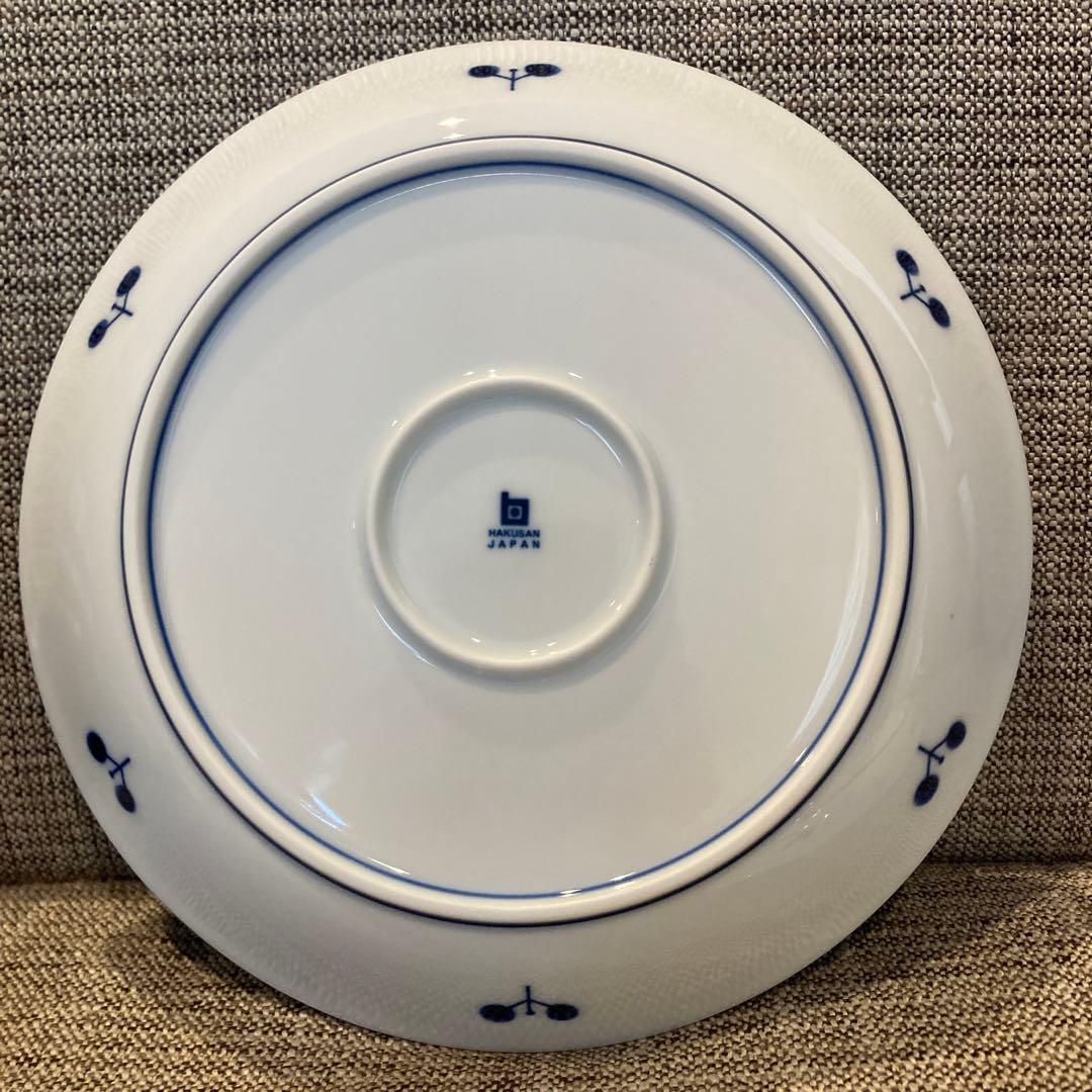 白山陶器 プレート （Ｍ） BLOOM ブルーム リース 波佐見焼　3枚セット