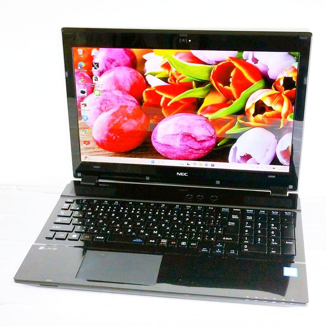 バッテリー良好！1TB Windows11 ノートパソコン カメラ付き NEC