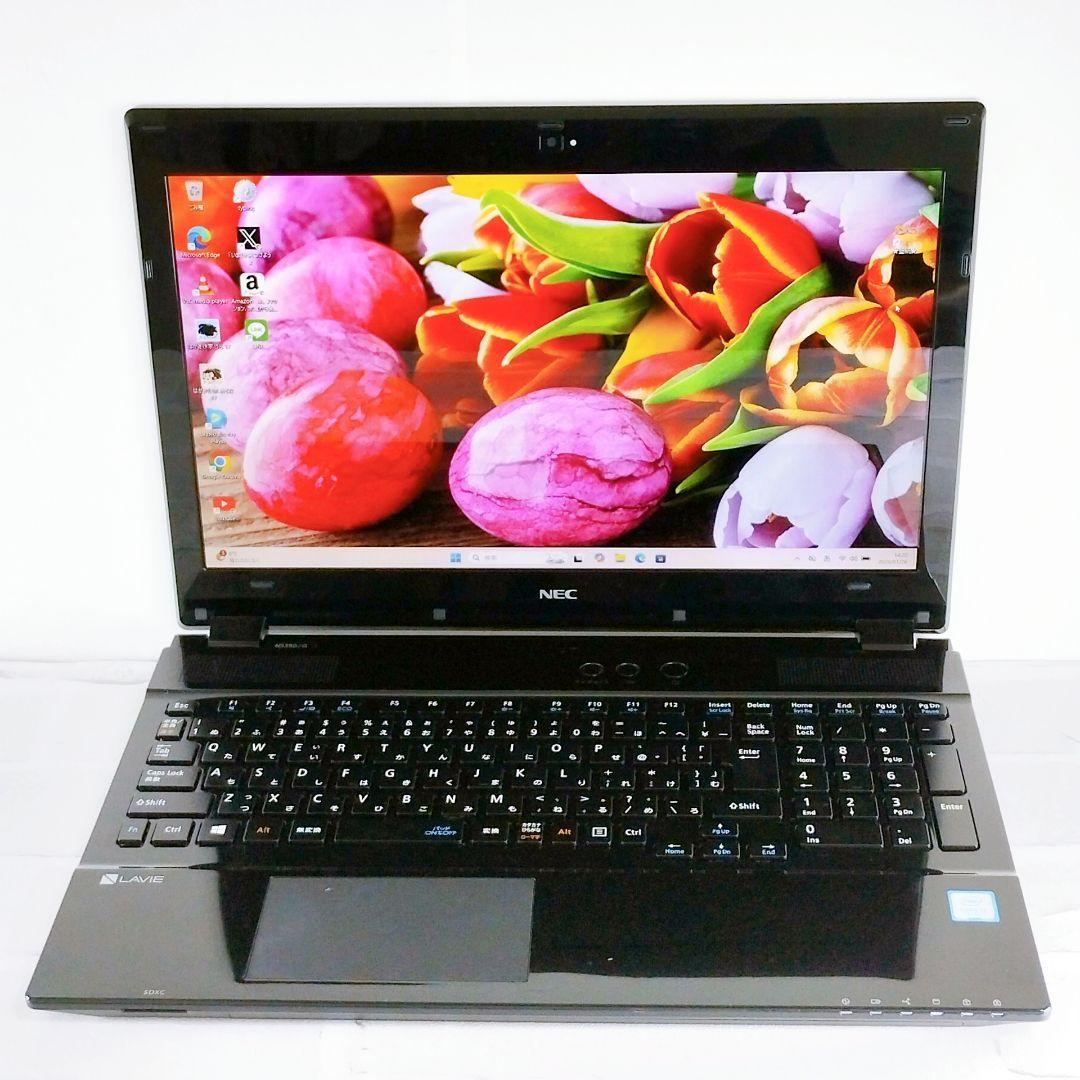 バッテリー良好！1TB Windows11 ノートパソコン カメラ付き NEC