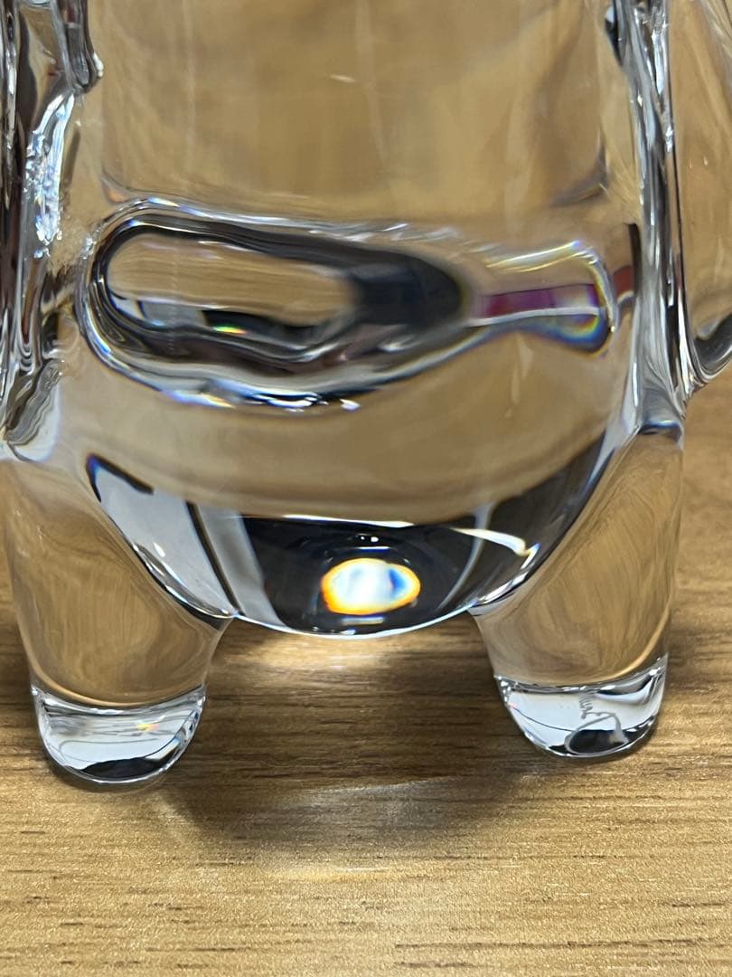 【美品】Baccarat バカラ くまモン フィギュア クリスタル 置物