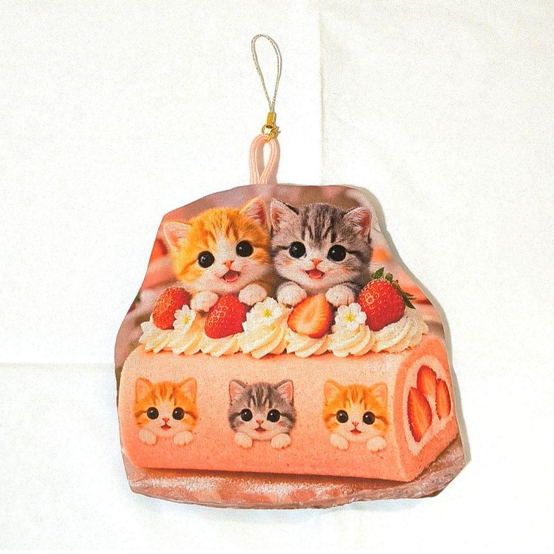 みい様】ハンドメイドオーダー★猫★ふわふわストラップ&バッグ　5点