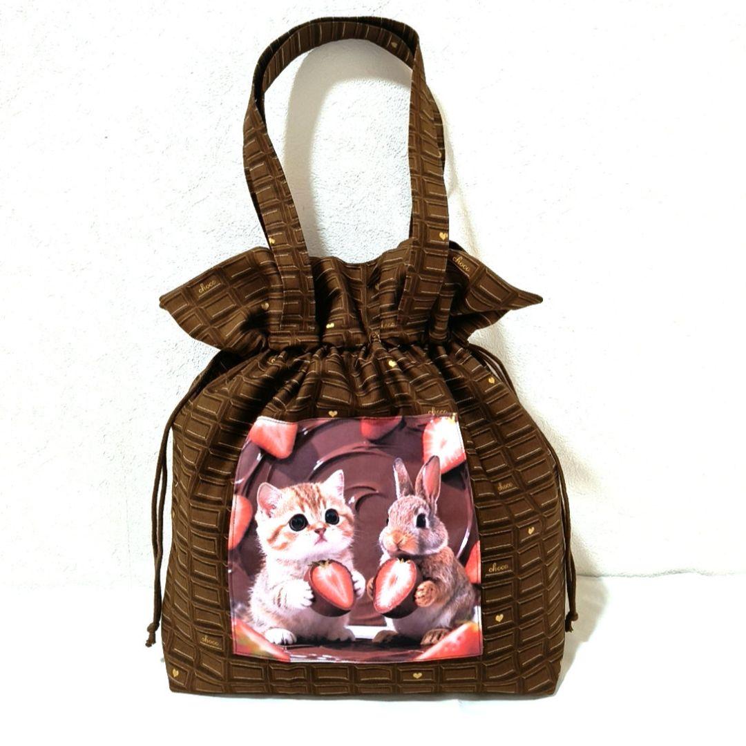 みい様】ハンドメイドオーダー★猫★ふわふわストラップ&バッグ　5点