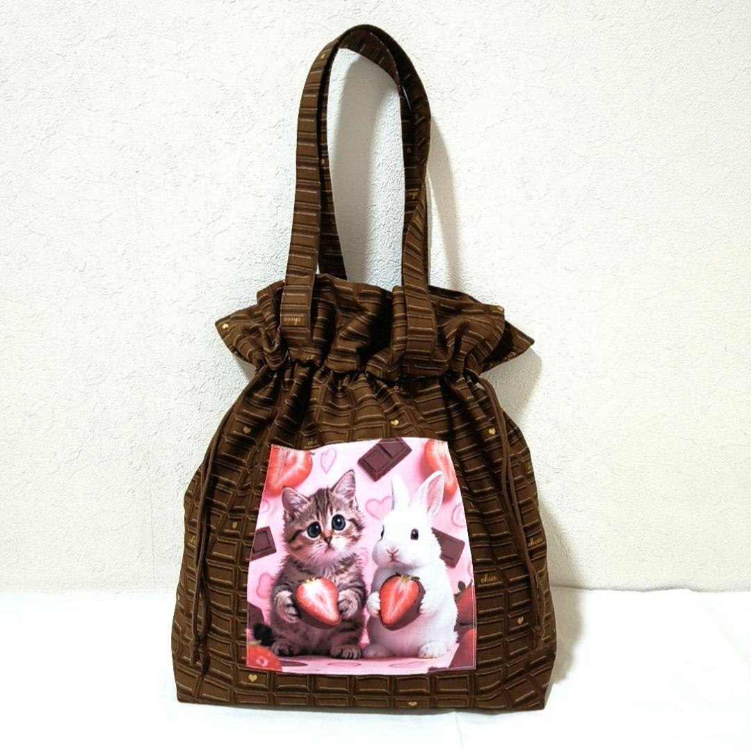 みい様】ハンドメイドオーダー★猫★ふわふわストラップ&バッグ　5点