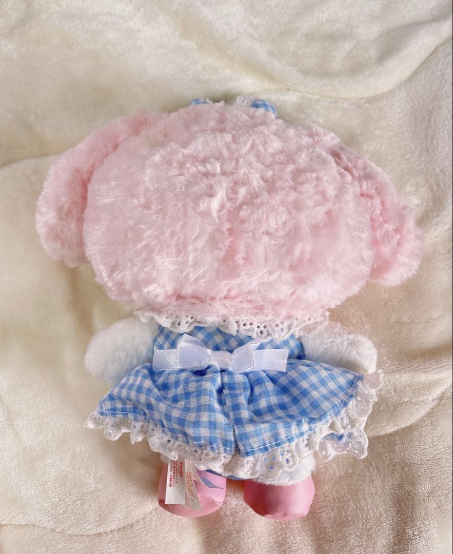 希少レア 美品 マイメロディ ぬいぐるみ おめかしシリーズ ギンガムチェック