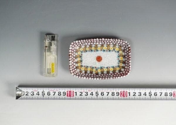 ゆ*ん様 Murano ムラノ ITALY ミルフィオリ プレート 小皿