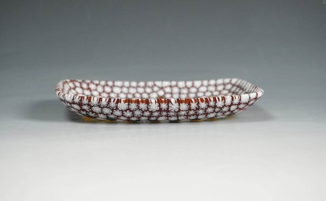 ゆ*ん様 Murano ムラノ ITALY ミルフィオリ プレート 小皿