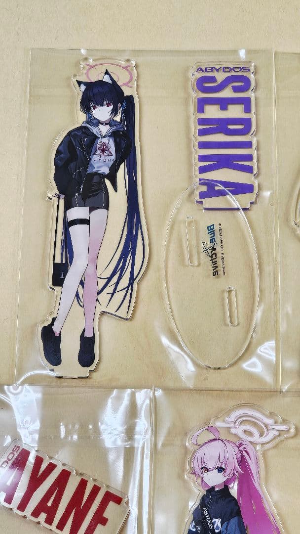 ブルーアーカイブ　アクスタ5人セット　韓国ポップアップストア　PEERコラボ