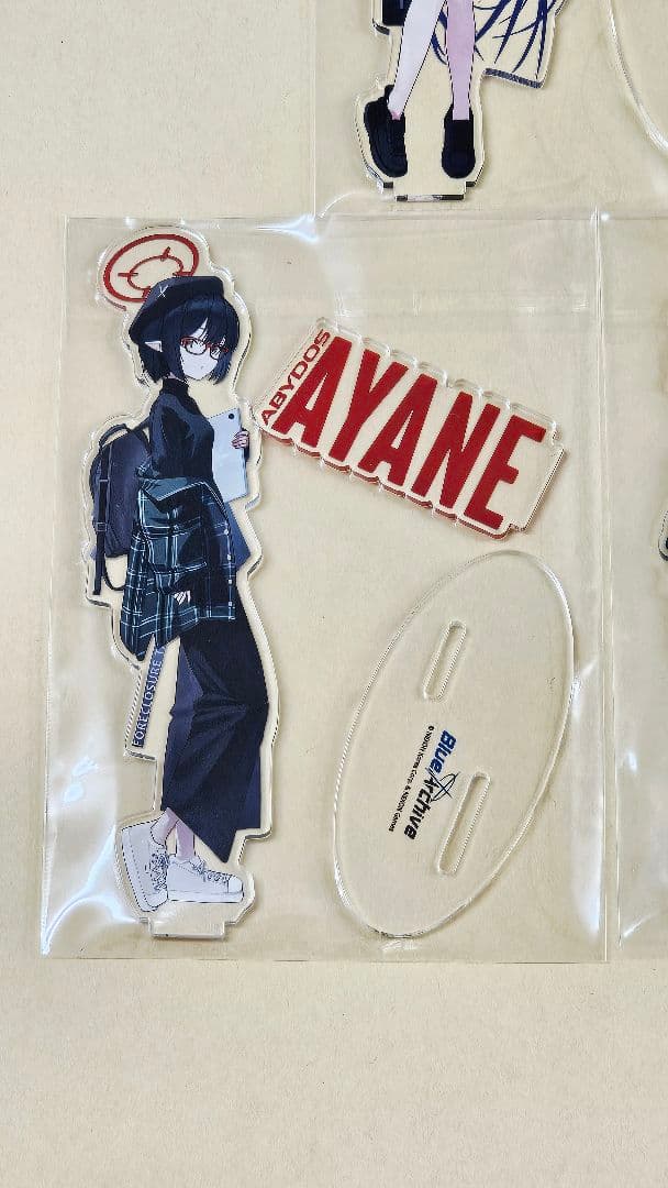 ブルーアーカイブ　アクスタ5人セット　韓国ポップアップストア　PEERコラボ