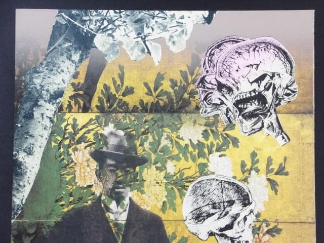 現代美術 大浦信行　直筆サイン『遠近を抱えてヨリ ⅩⅣ』リトグラフ　0317R