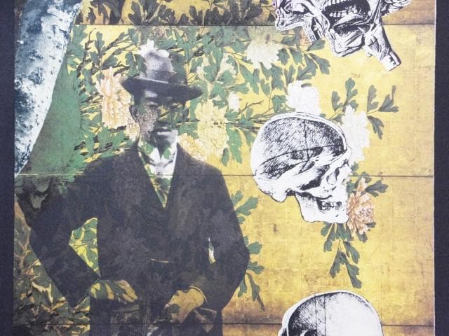 現代美術 大浦信行　直筆サイン『遠近を抱えてヨリ ⅩⅣ』リトグラフ　0317R