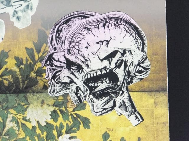 現代美術 大浦信行　直筆サイン『遠近を抱えてヨリ ⅩⅣ』リトグラフ　0317R