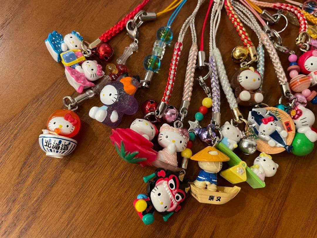 ご当地 ハローキティ ストラップ他 まとめ売り