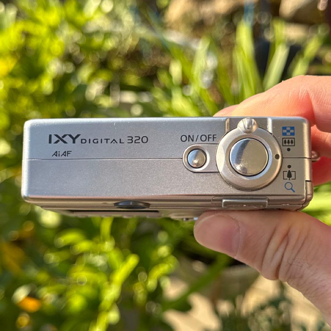 ☆動作OK Canon IXY320 PC1037 CFカード付き