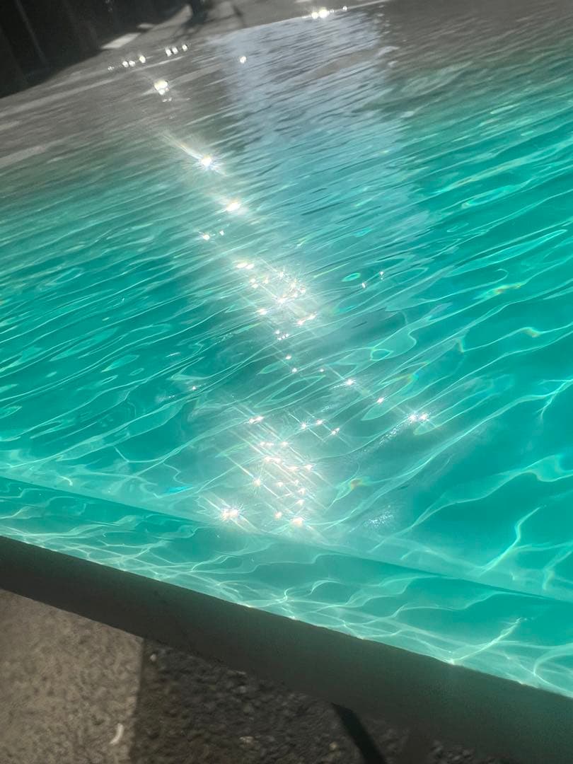 【波紋アート】～ 凪 ～ ／60cm × 60cm／ナチュラルサンド